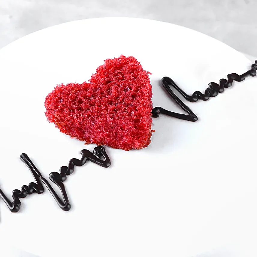 Heartbeat of Love Pineapple Cake 250gm Eggless