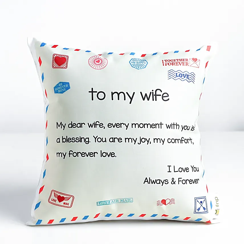 Heartfelt Love Letter Cushion