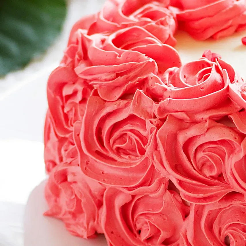 heart shape cake for anniversary