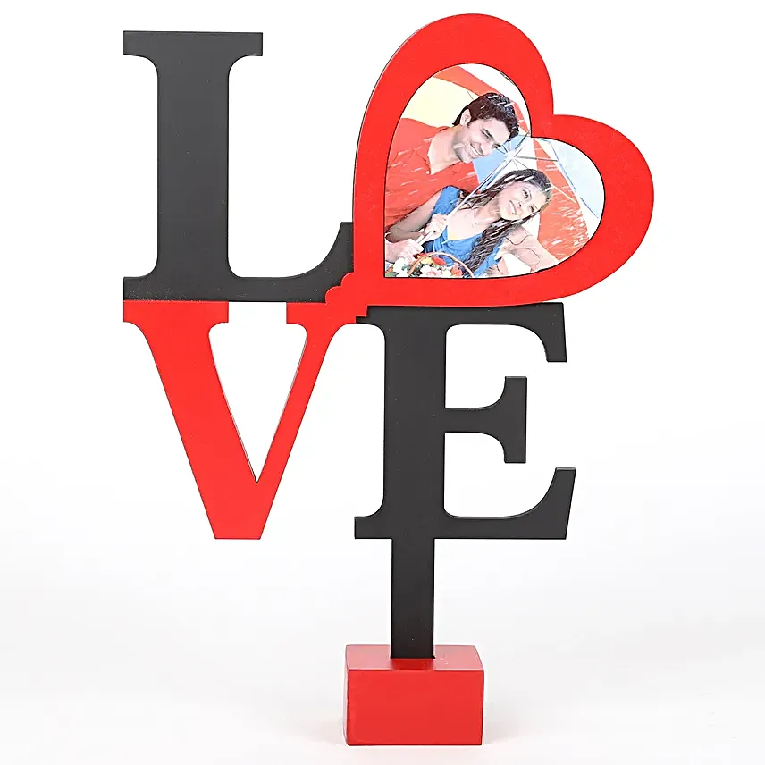 love text frame for V-day