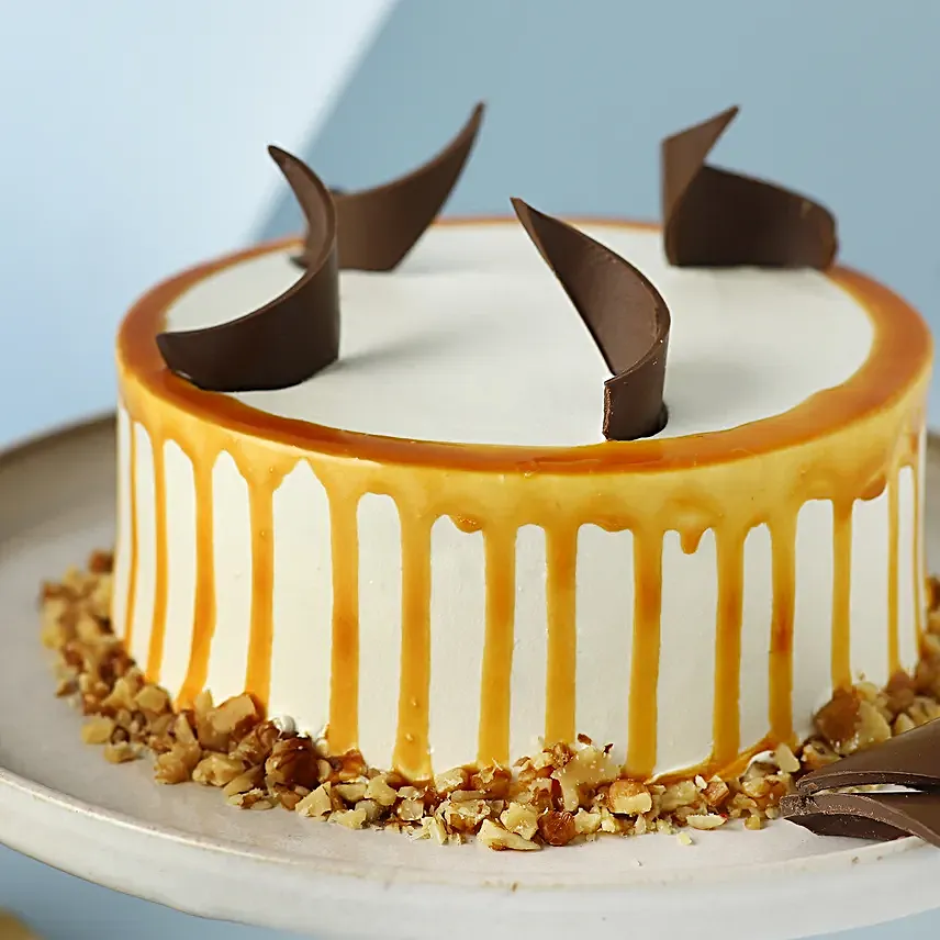 Online Caramel Walnut Cake