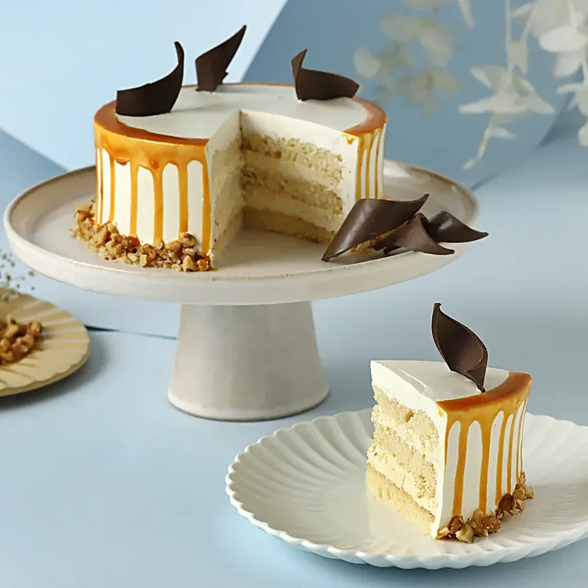 Online Caramel Walnut Cake