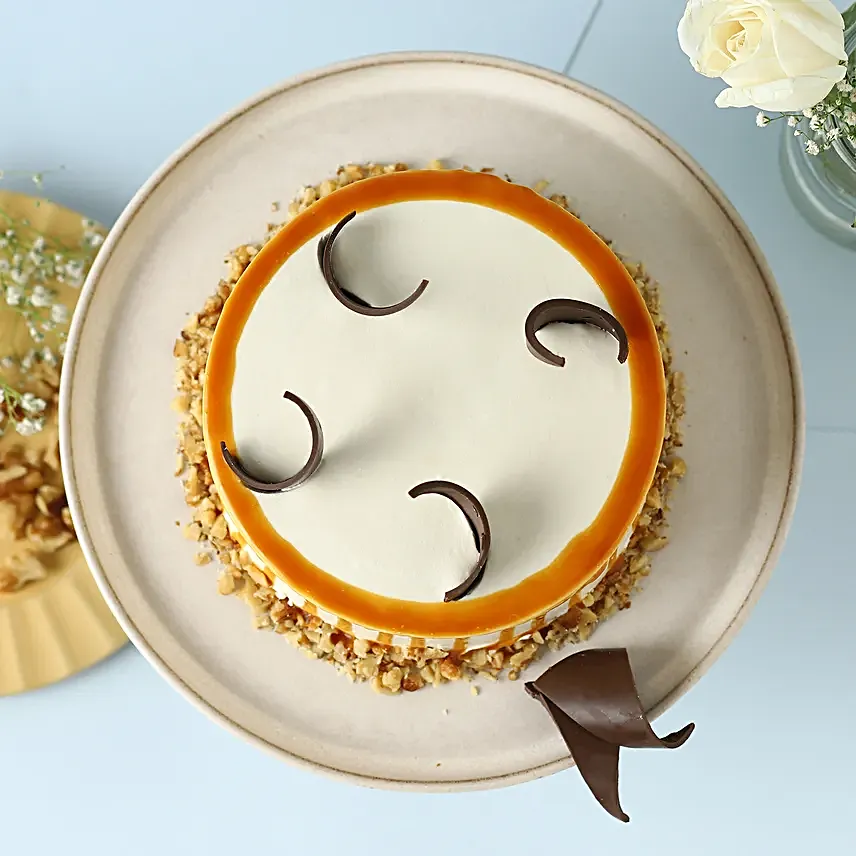 Online Caramel Walnut Cake