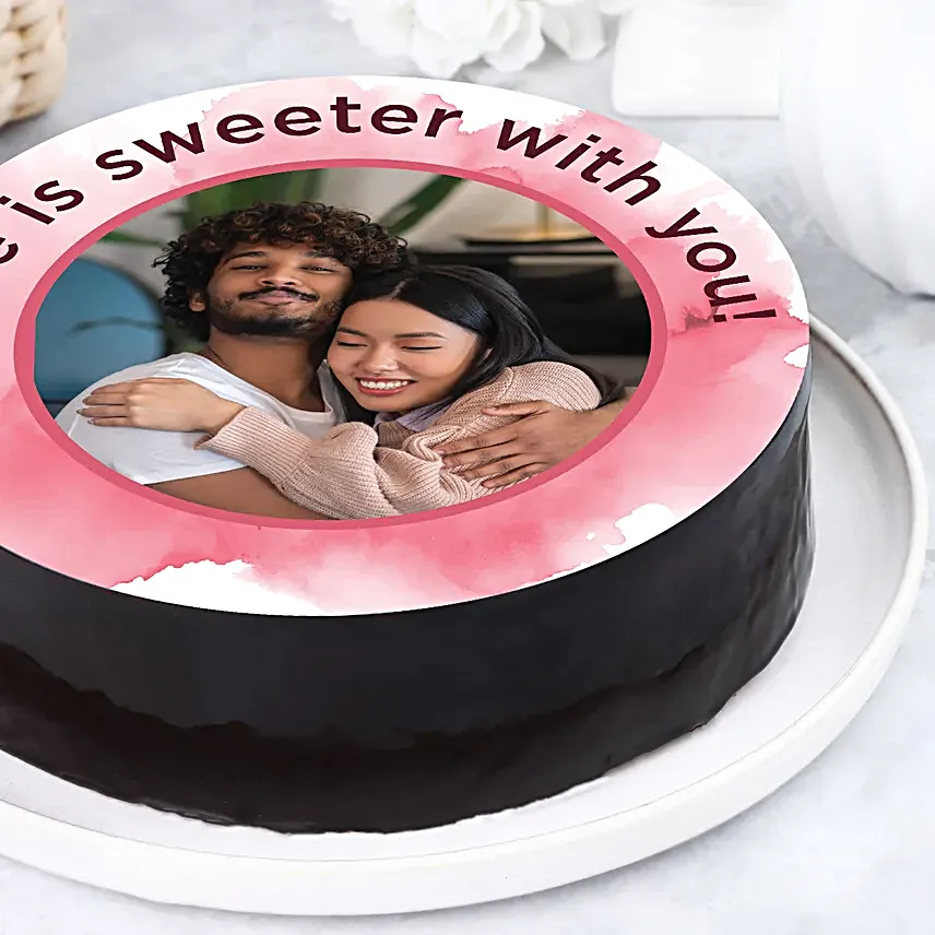 Heavenly Chocolate Cake For Wife Half Kg