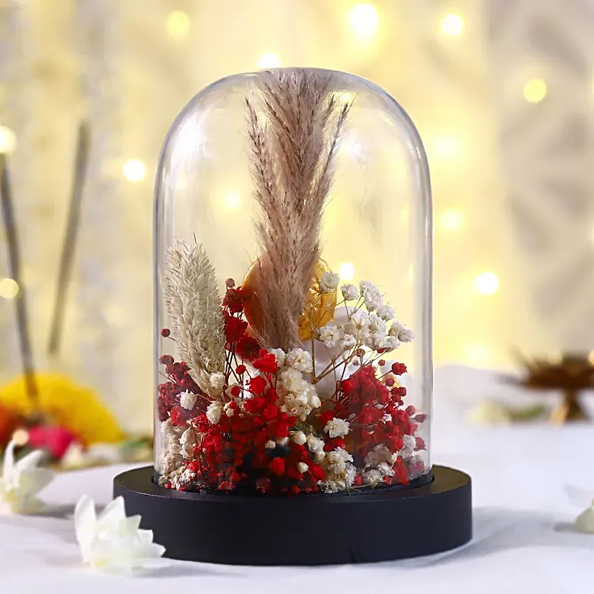 Heavenly Ganesha with Forever Flowers
