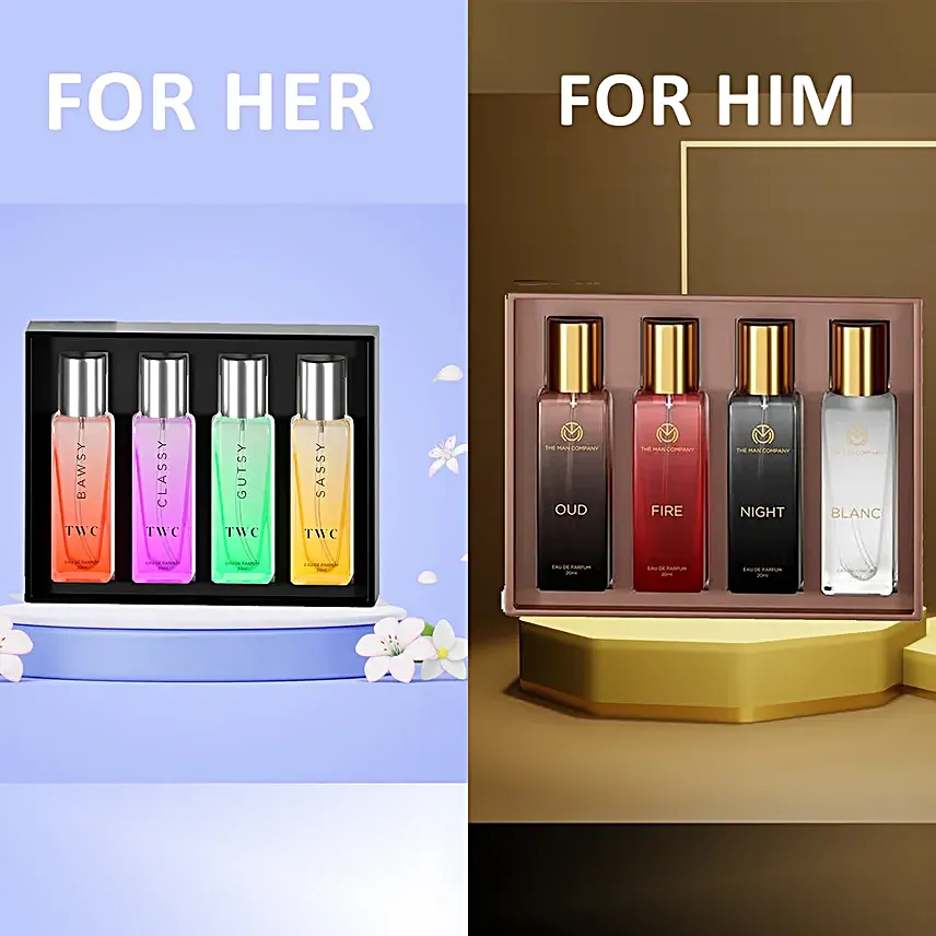 Him N Her Perfume Gift Set