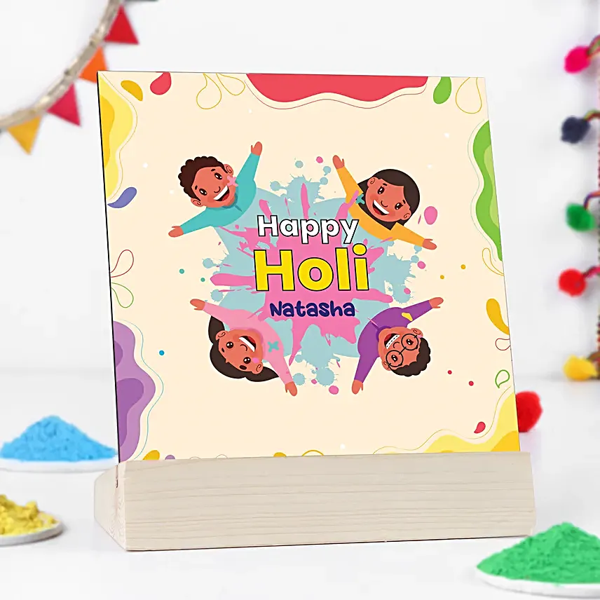 Holi Celebration Tabletop Frame