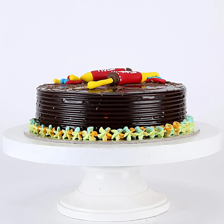 Online Holi Special Pichkari Cake