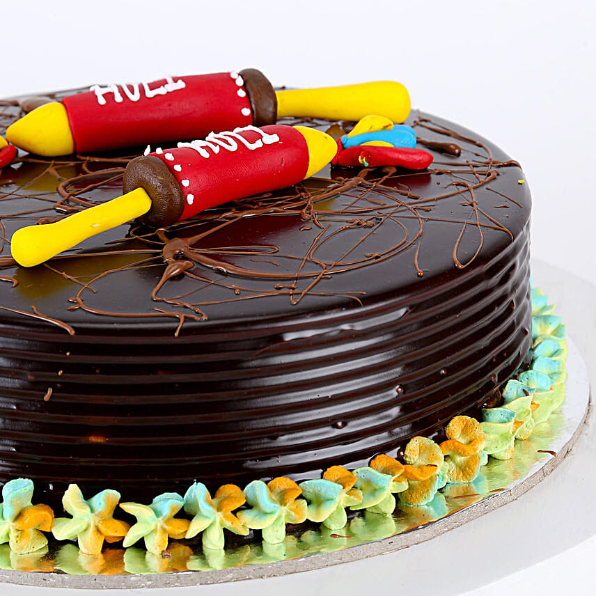 Online Holi Special Pichkari Cake