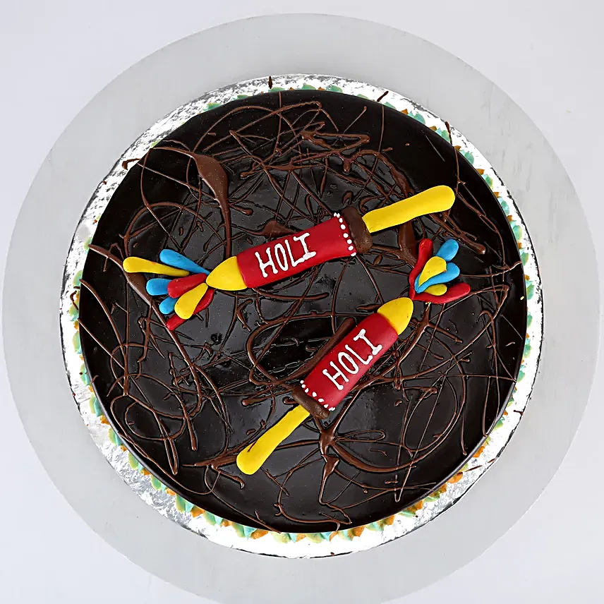 Online Holi Special Pichkari Cake