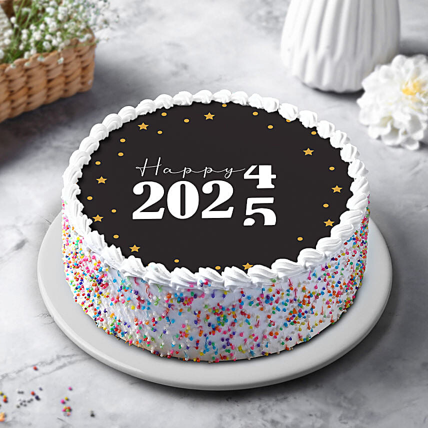 Hppy New Year Pineapple Cake Half Kg