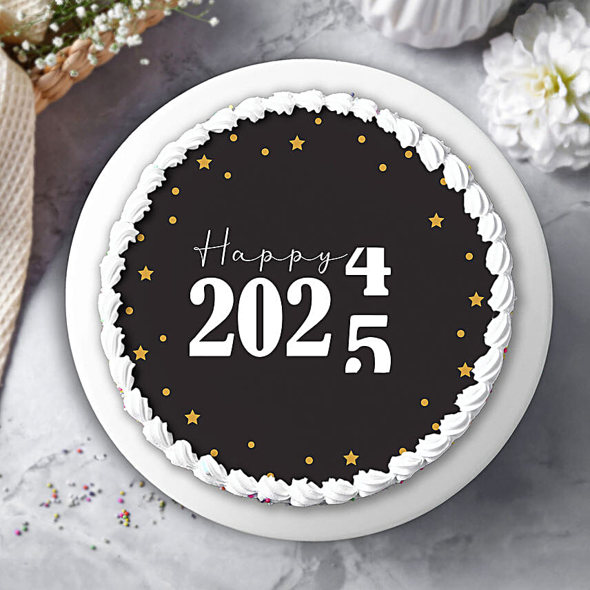 Hppy New Year Pineapple Cake Half Kg