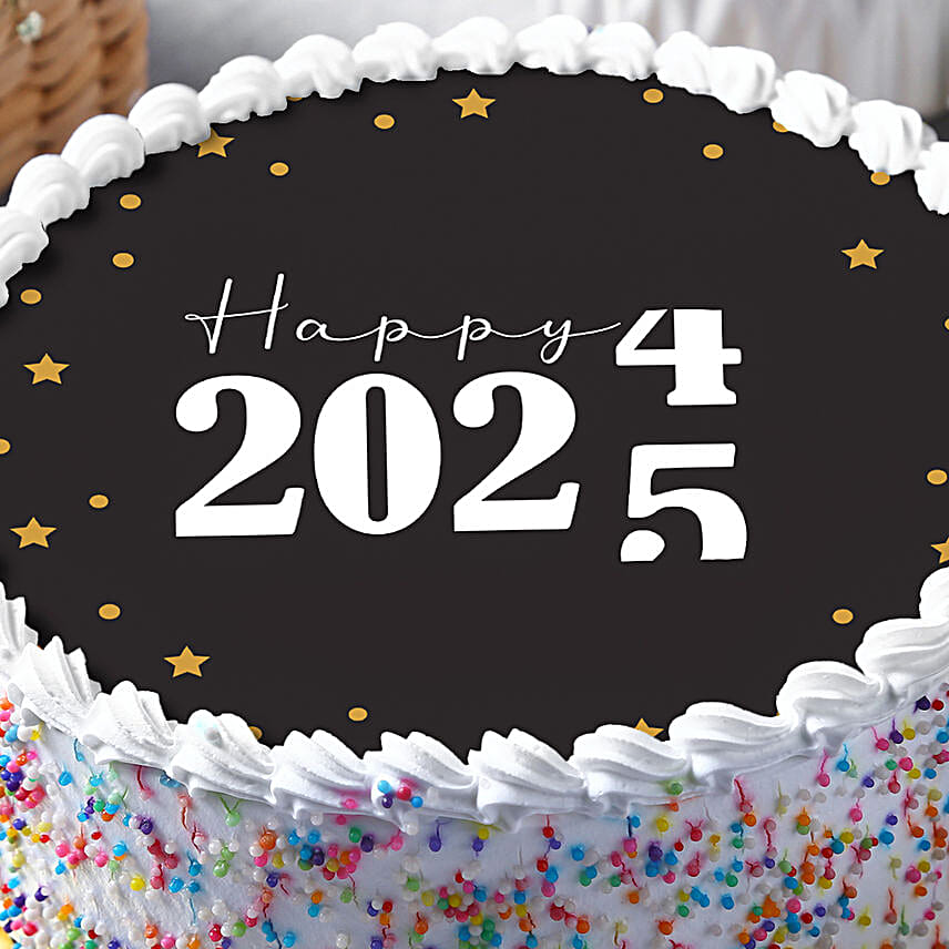 Hppy New Year Pineapple Cake Half Kg