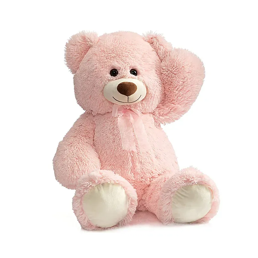 Huggable Teddy Bear With Bow