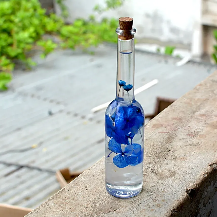 Hydrangeas Camo Preserved Flower Tabletop