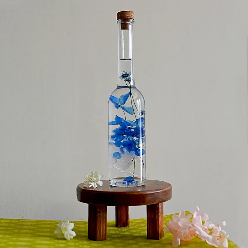 Hydrangeas Camo Preserved Flower Tabletop