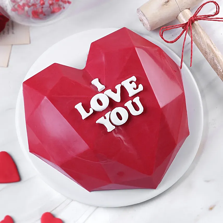 I Love You Pinata Cake 1Kg