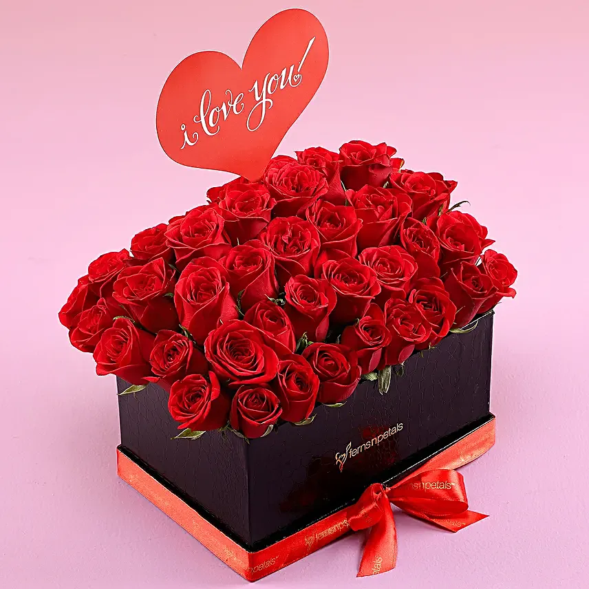 Red Roses Box Online For Her