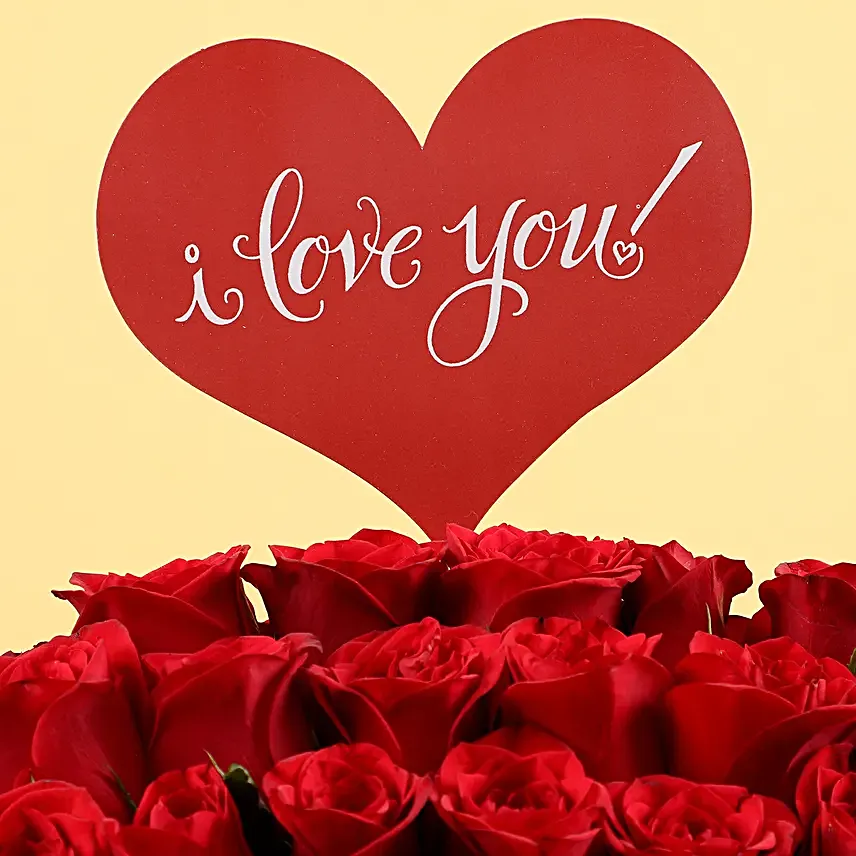 Red Roses Box Online For Her