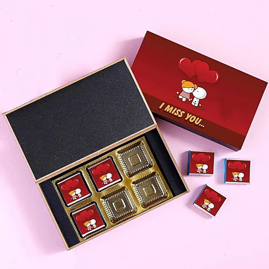 I Miss U Chocolate Box 6 Pcs