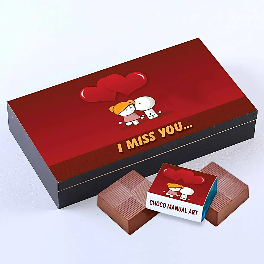 I Miss U Chocolate Box 6 Pcs