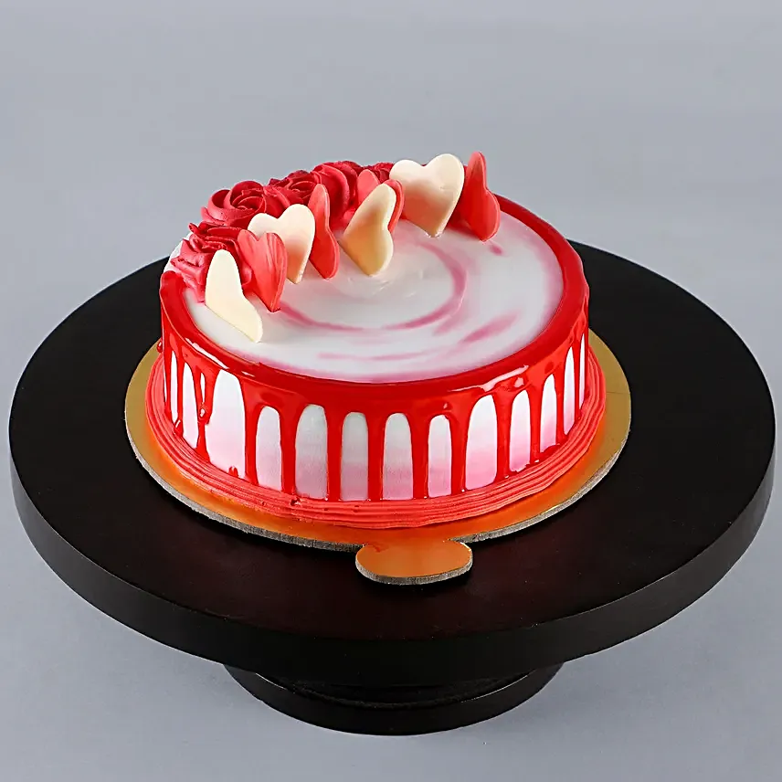 Heart Cake For Valentine Day