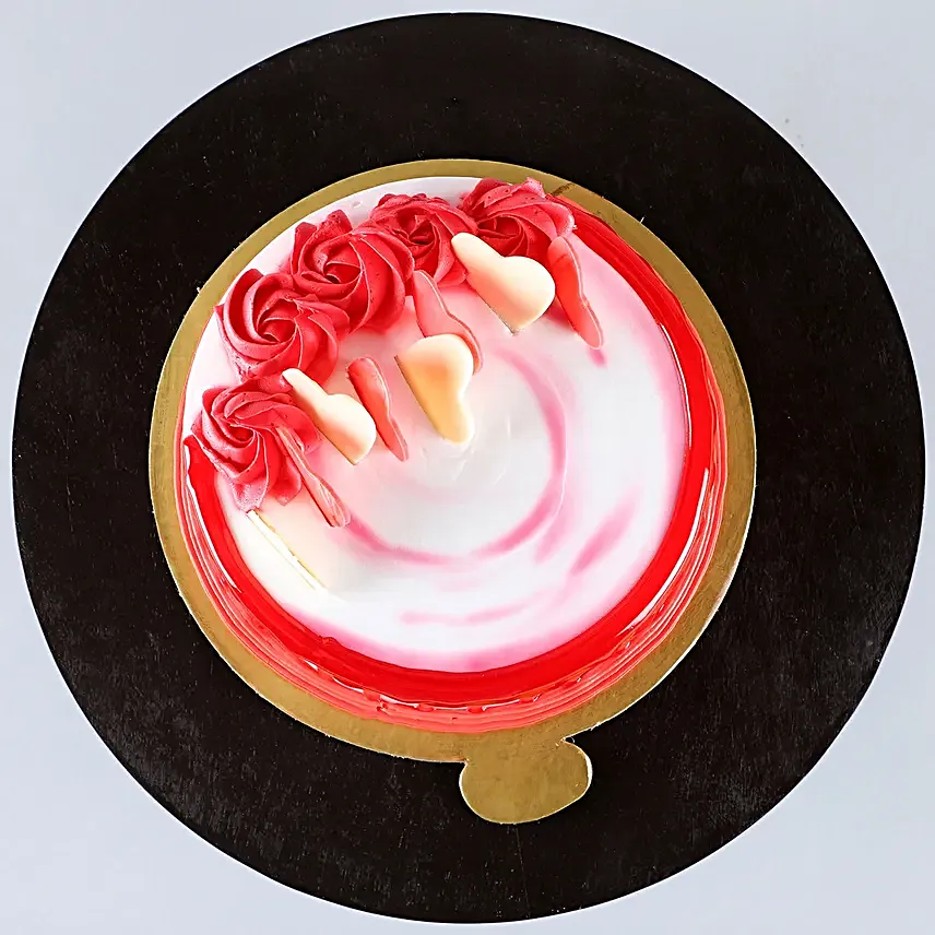 Heart Cake For Valentine Day