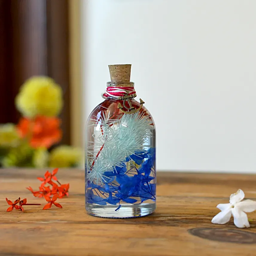 Indigo Hued Flower Tabletop