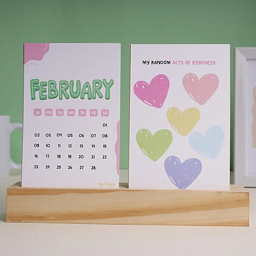 Interactive Wellness Calendar