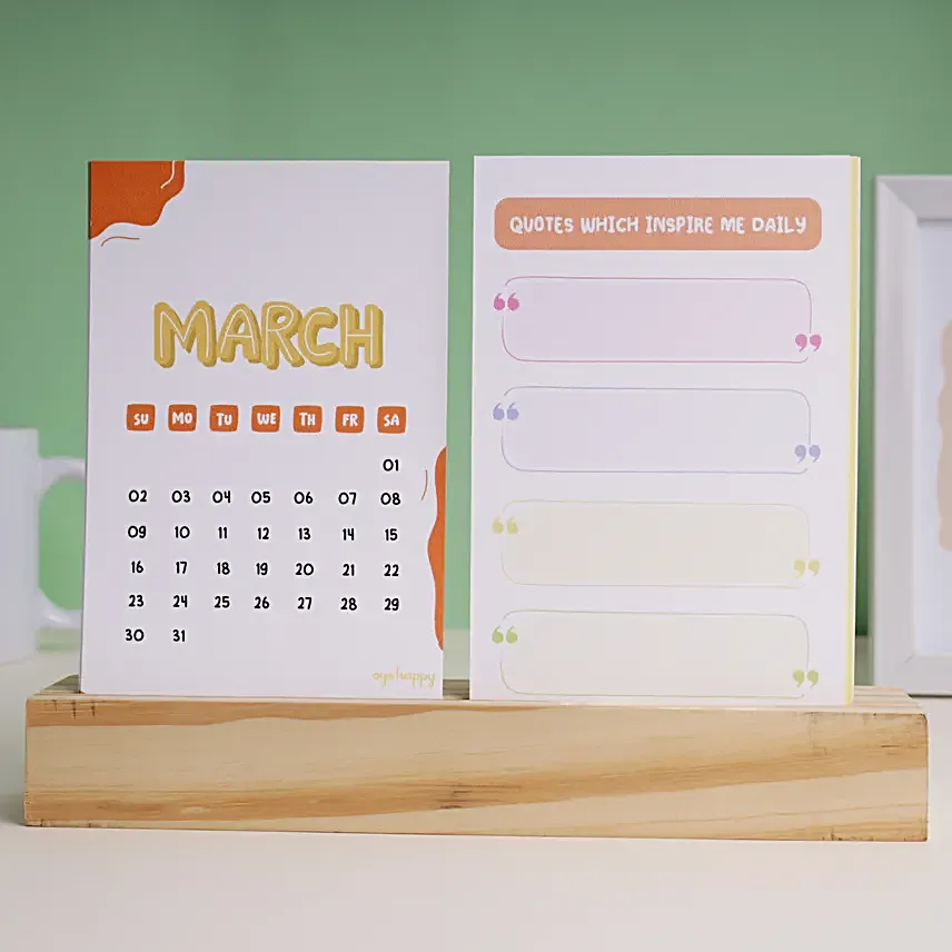 Interactive Wellness Calendar