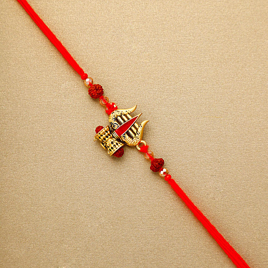 Intricate Trishul Rakhi
