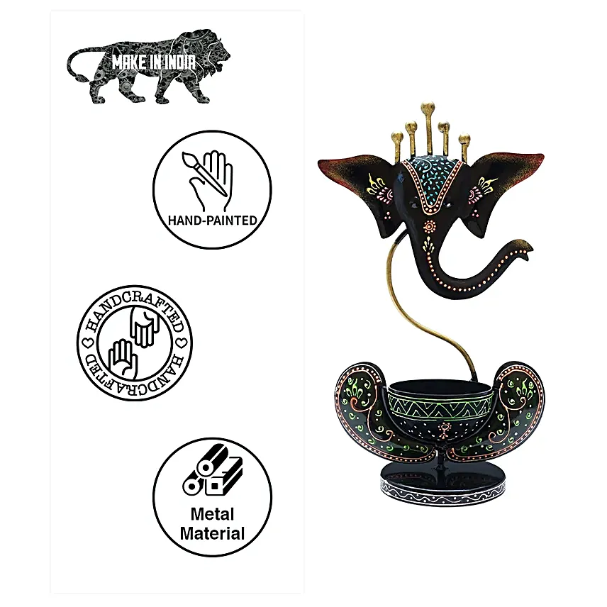 Ganesha Candle Stand Online