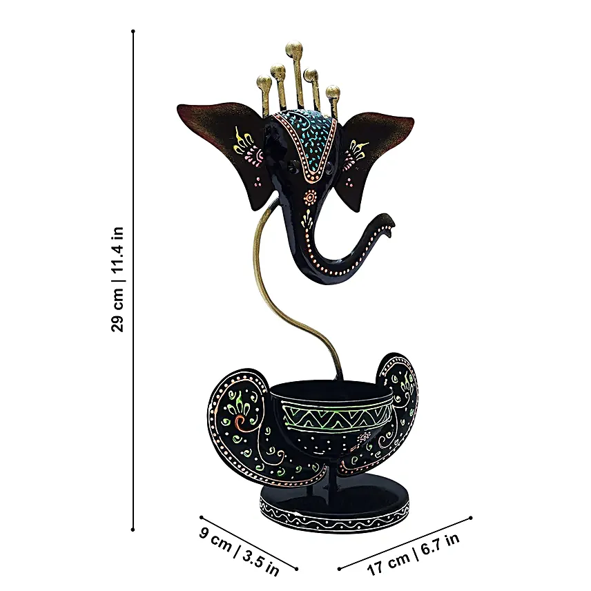 Ganesha Candle Stand Online