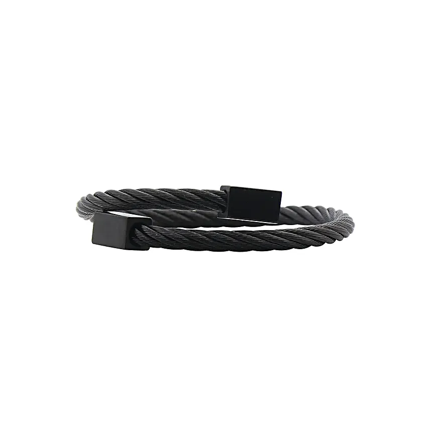 Joker N Witch Classic Coal Black Watch Bracelet Stack For Him