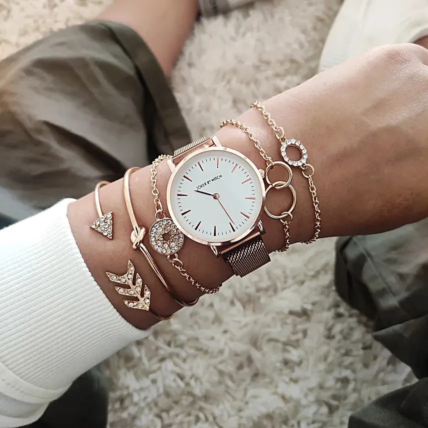 Joker N Witch Classy Jacinta Watch Bracelet Stack