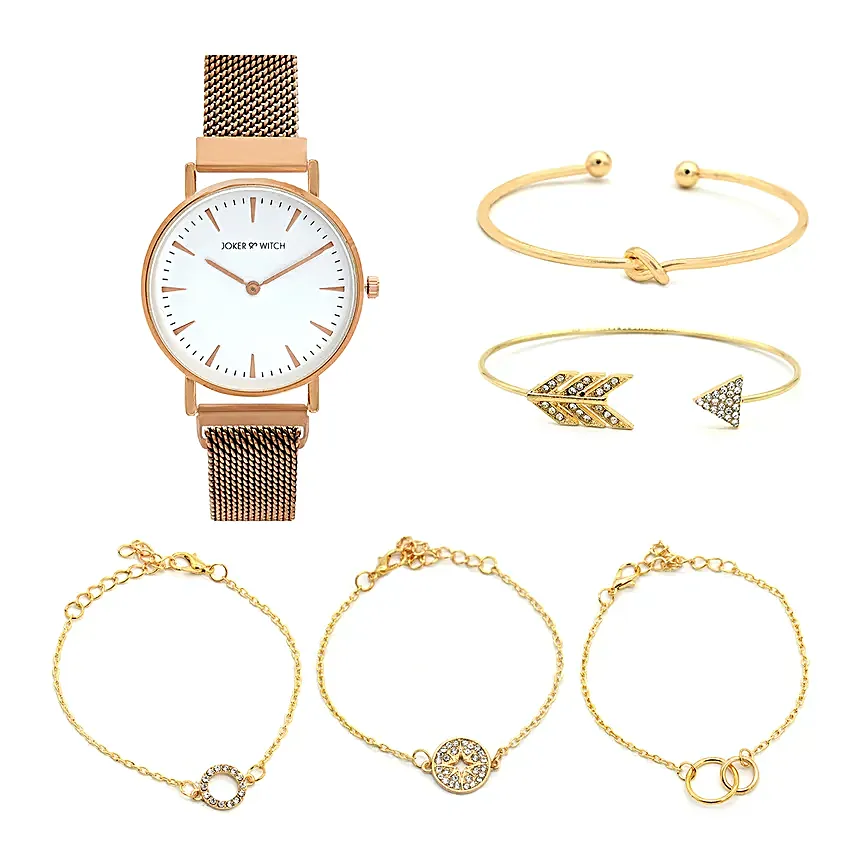 Joker N Witch Classy Jacinta Watch Bracelet Stack