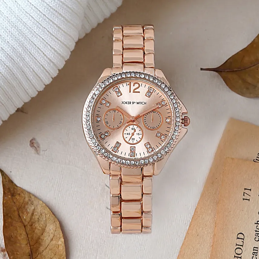 Joker N Witch Reina Luxe Rose Gold Watch