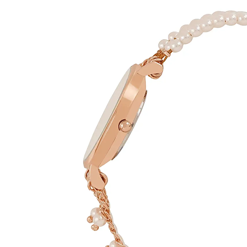 Joker N Witch Victorian Charm Rose Gold Watch