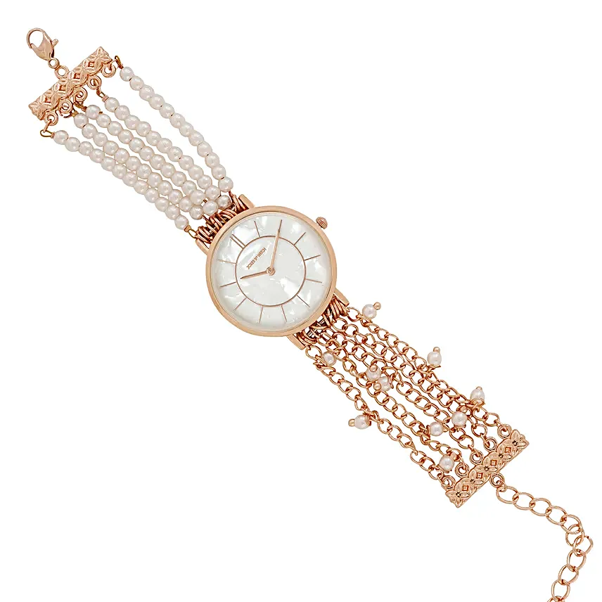 Joker N Witch Victorian Charm Rose Gold Watch