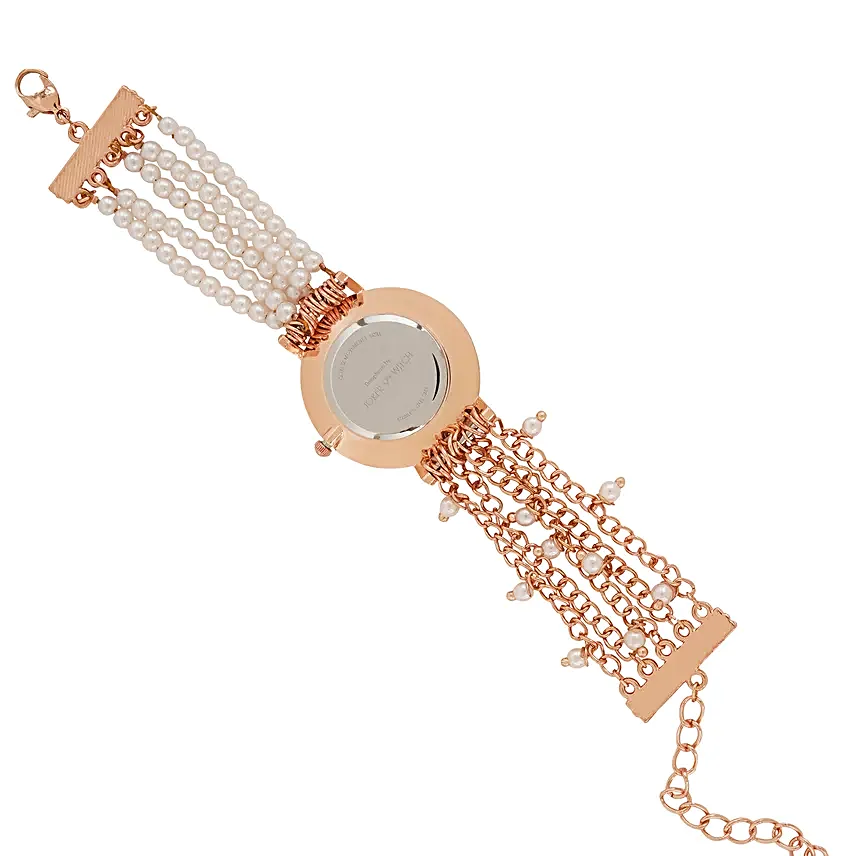 Joker N Witch Victorian Charm Rose Gold Watch
