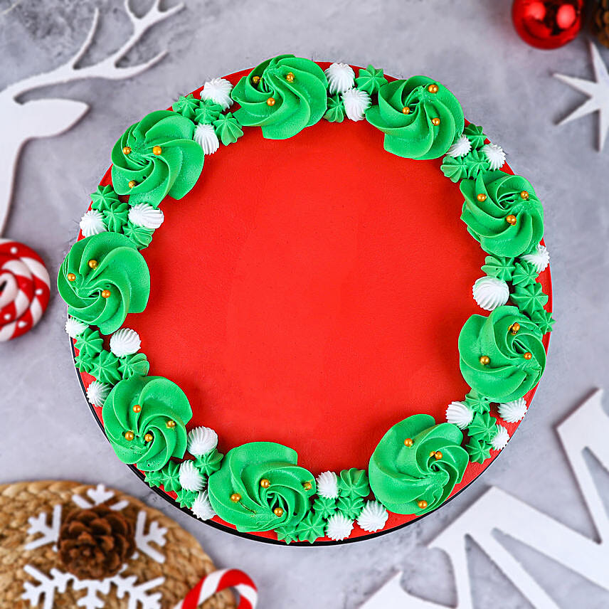 Jolly Christmas Chocolate Cake 1Kg