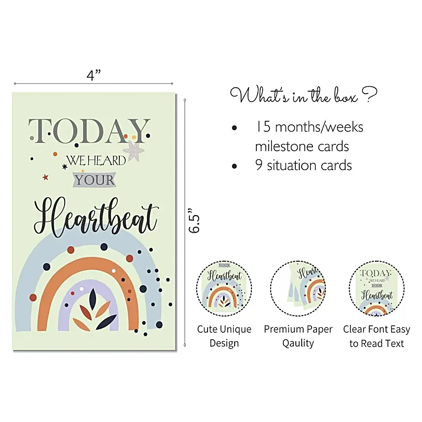 Journey to Motherhood Milestone Cards
