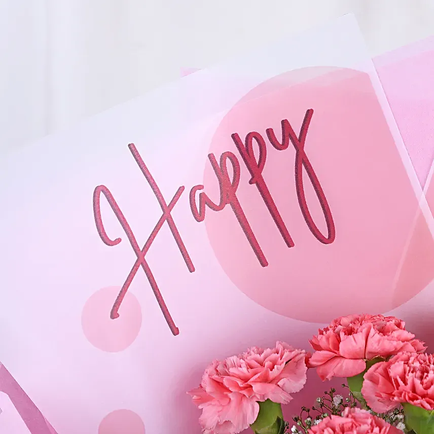 Joyful Birthday Carnation