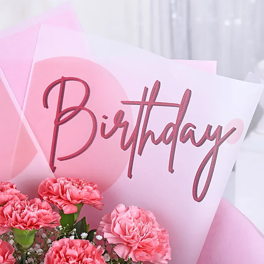 Joyful Birthday Carnation