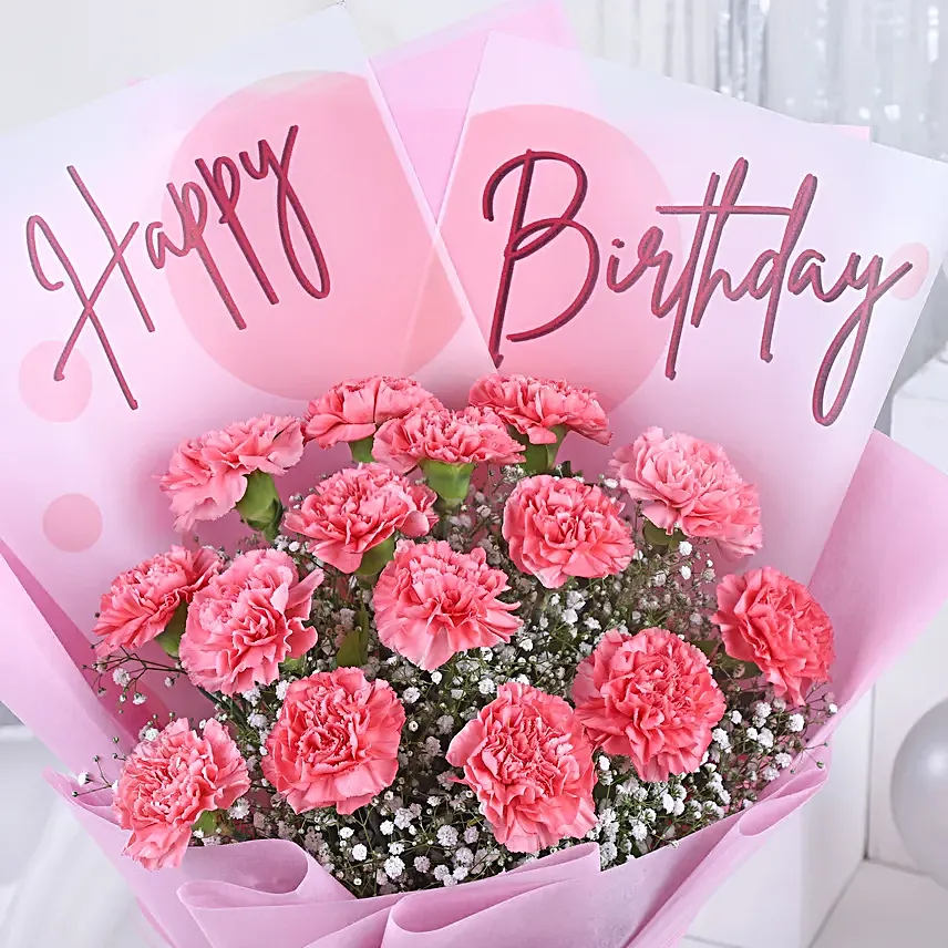 Joyful Birthday Carnation