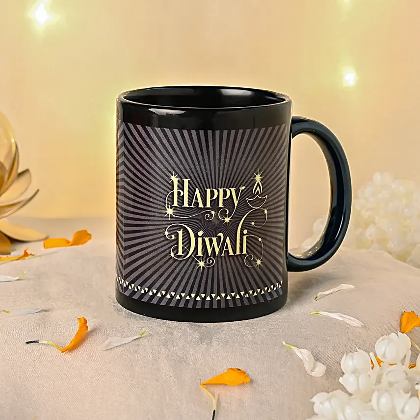 Joyful Mug N Diwali Diya Duo