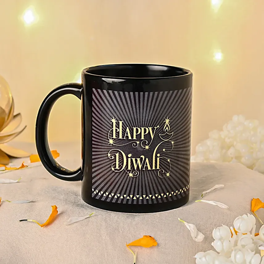 Joyful Mug N Diwali Diya Duo