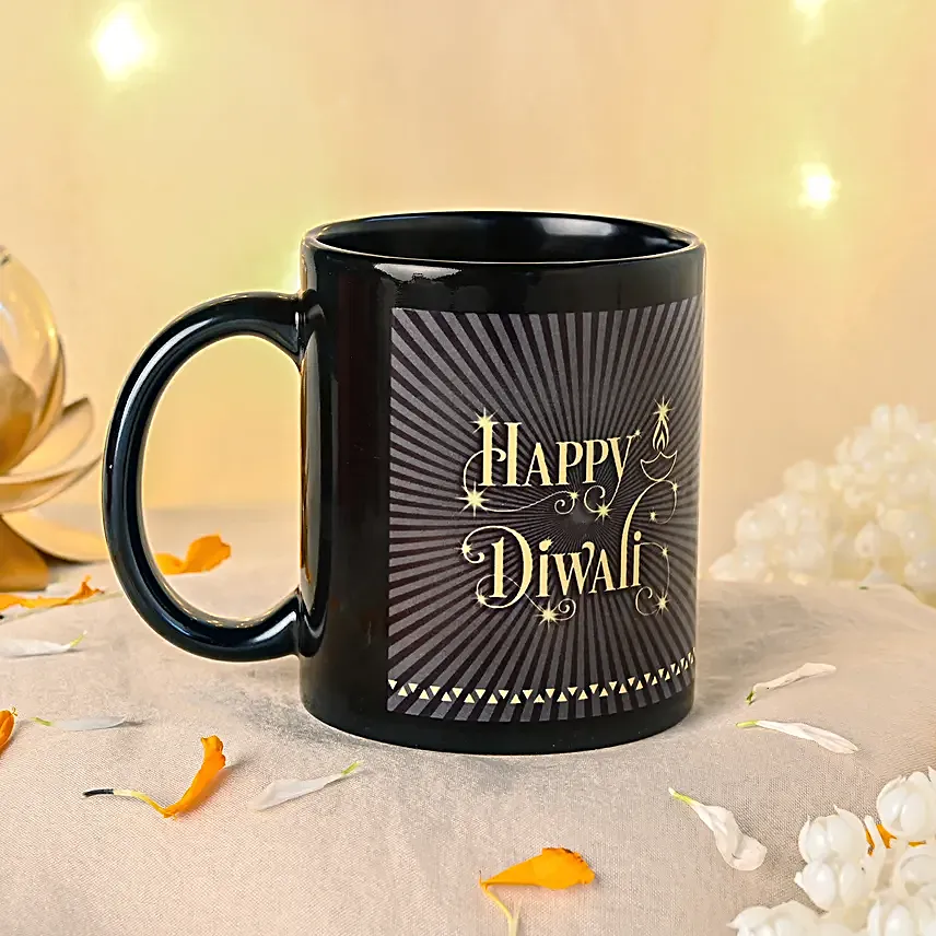 Joyful Mug N Diwali Diya Duo
