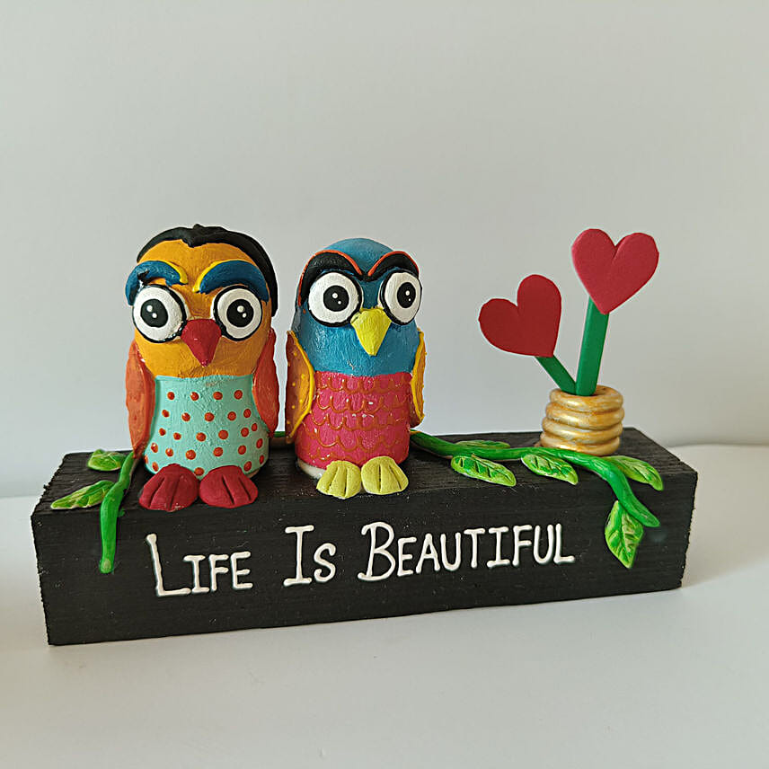 Joyful Owl Table Decor