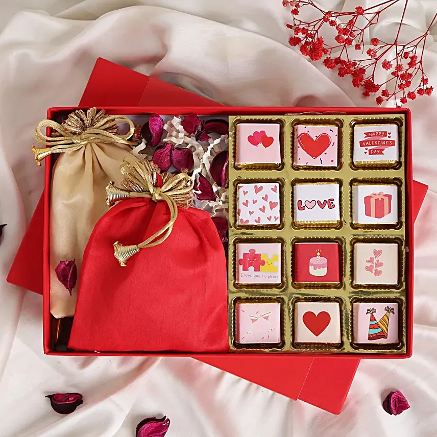 Joyful Red Roses Gift Ensemble